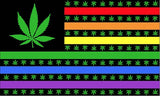 Marijuana Rainbow  Flag