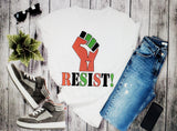 Black Lives Matter RESIST BLACK POWER Premium Tshirts