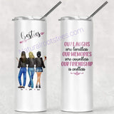 Blank Sublimation White/Glitter 20 Ounce Stainless Steel Tumblers are great to use for any occasion!!! The tumbler can be a great gift.