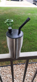 Smoking Tumbler (Hookah)  Blank 20oz Stainless Steel Curved Tumbler