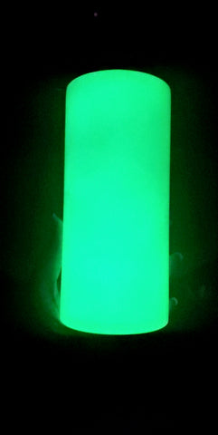 10 Pack Glow in the dark Smoking Tumbler (Hookah)  Blank Sublimation White to Green Glow in Dark 22oz Fatty tumbler