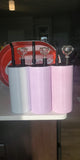 UV Smoking Tumbler (Hookah)  Blank Sublimation UV White to Pink 22oz Fatty tumbler