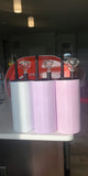 UV Smoking Tumbler (Hookah)  Blank Sublimation UV White to Pink 22oz Fatty tumbler