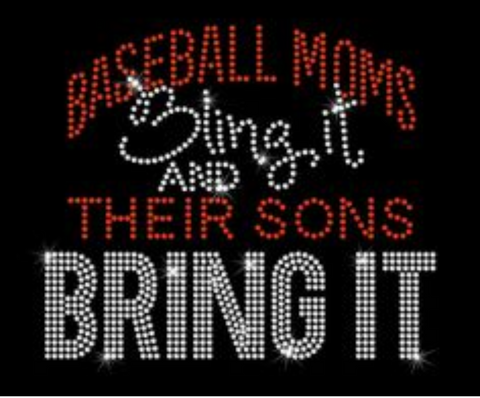 Bling It basketball ball moms